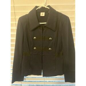 Cabi Navy Blue "In The Band" Military Stylejacket Size Small